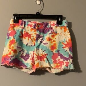 Place Size 12 Colorful Tie-Dye Kid Shorts